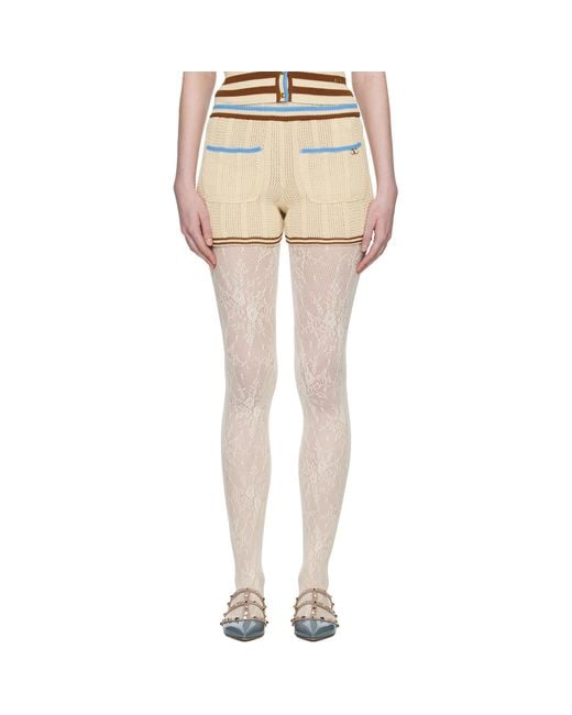 Valentino Natural Cotton Shorts
