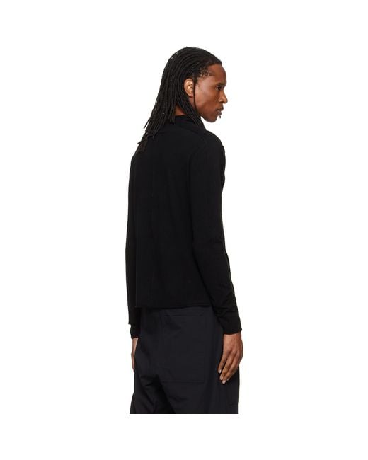 Thom Krom Black Mk 130 Sweater for men