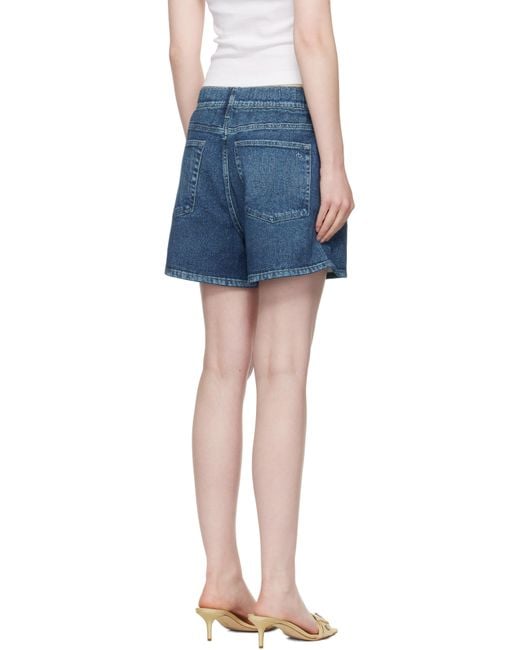 Rag & Bone Blue Miramar Terry Walking Shorts
