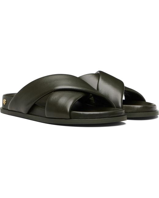 Anine Bing Black Emi Slides
