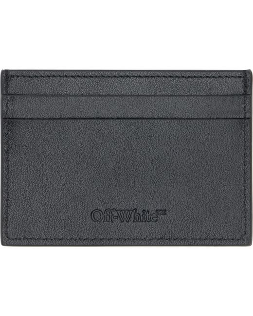 Off-White c/o Virgil Abloh Metallic Bookish Card Holder for men