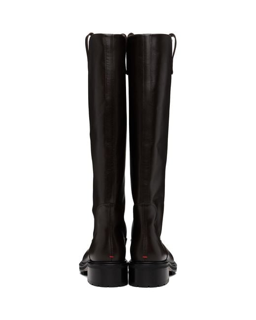 Aeyde Black Henry Knee-High Boots