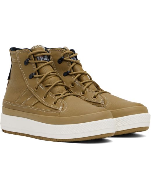Converse Black Tan Chuck Taylor All Star Equip Waterproof Sneakers for men