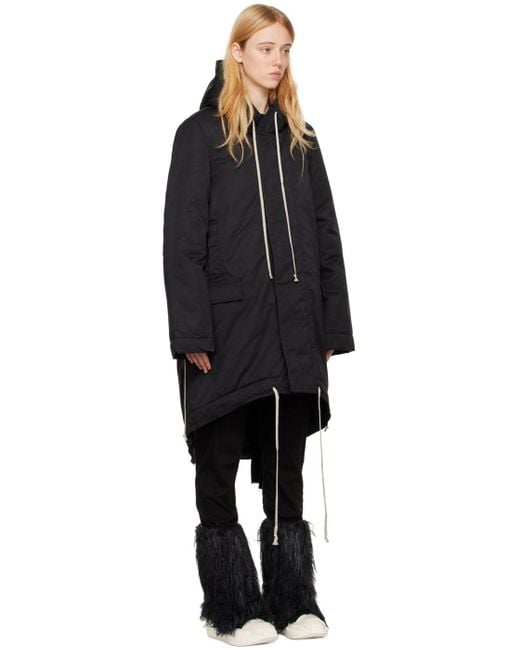 Rick Owens フィッシュテール コート Black
