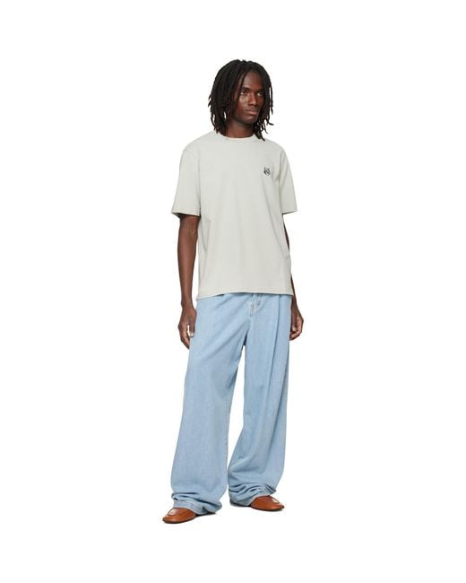 Maison Kitsuné White Fox Head Comfort T-Shirt for men