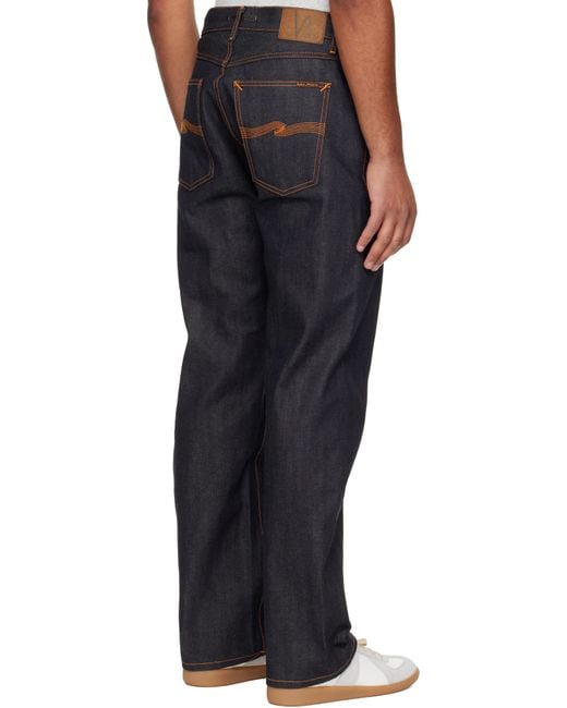 Nudie Jeans Black Tuff Tony Jeans for men
