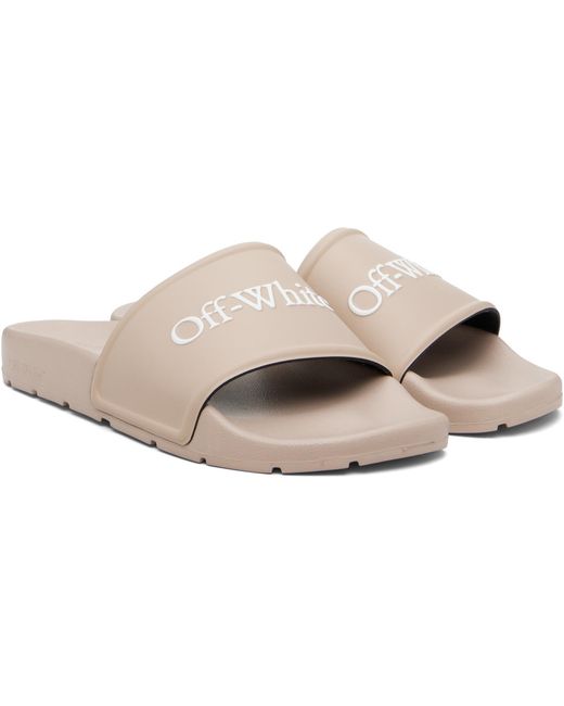 Off-White c/o Virgil Abloh Black Bookish Slides for men