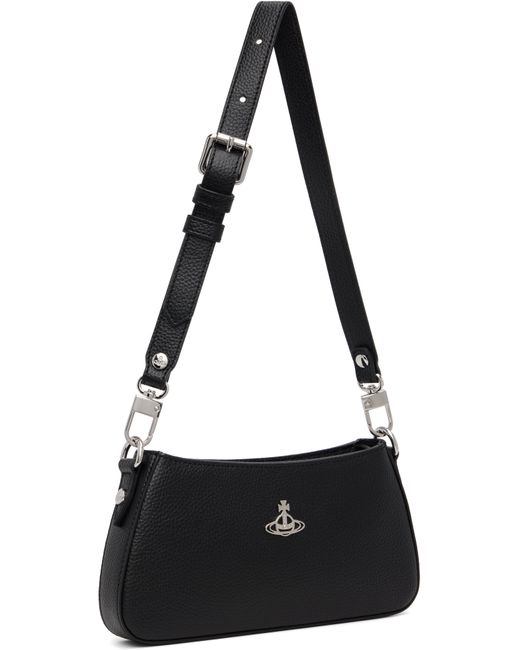 Vivienne Westwood Black Tasha Shoulder Phone Bag