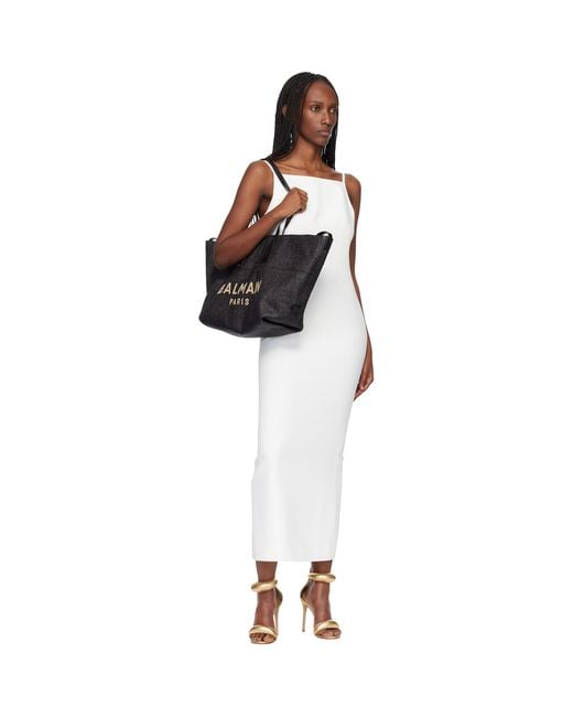Balmain Black Track Tote