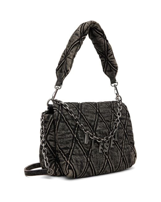 DIESEL Black Dsl 3D X Camera Bag for men