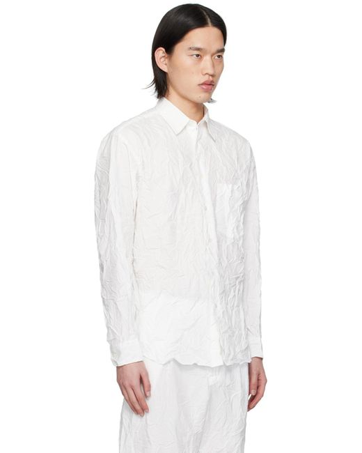 Auralee White Finx Shirt for men
