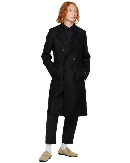 HUGO Black Miroy Coat for men