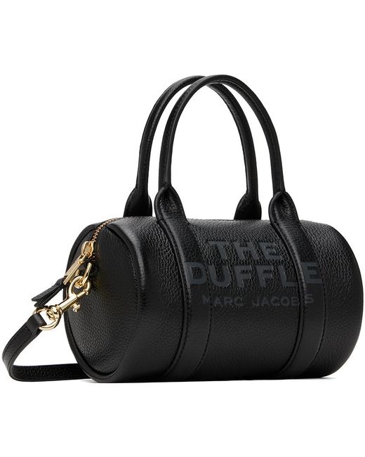 Marc Jacobs The Leather Mini Duffle バッグ Black