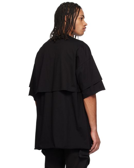 【関税込み】JULIUS ブラック Ana-Cropped Double JD Tシャツ Julius Ana-Cropped Double Jd T-Shirt in Black for Men | Lyst UK