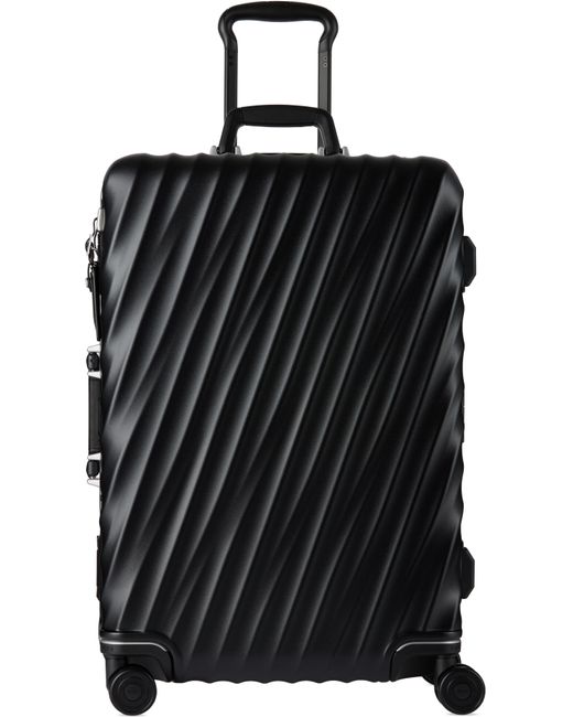 Tumi Black Short Trip Checked Suitcase for men