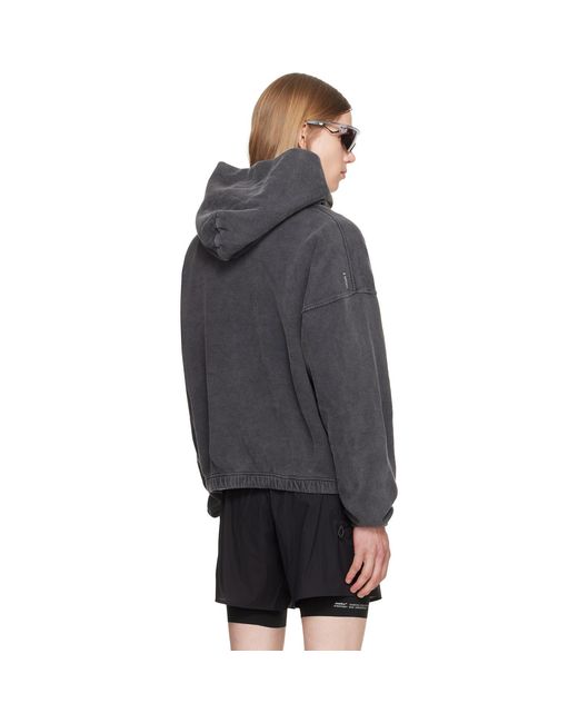 Pull À Capuche Gris En Molleton Softcell Satisfy pour homme en coloris Gray