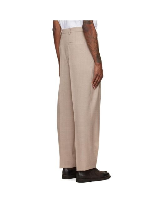 HUGO Natural Wool Trousers for men