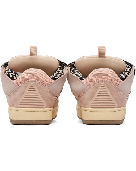 Lanvin Pink Curb Sneakers