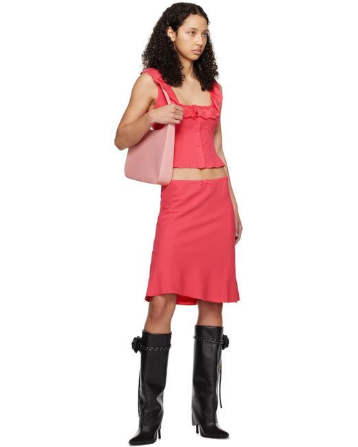 GUIZIO ピンク Paloma トップス Red