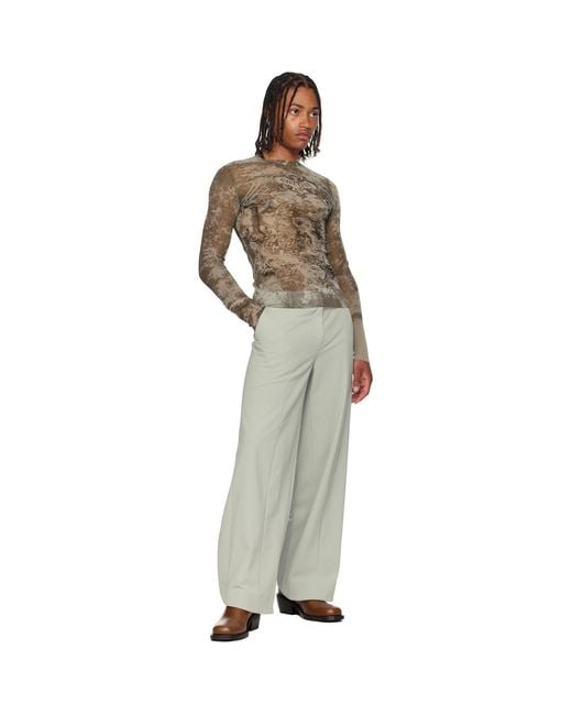 Jean Paul Gaultier Multicolor Undershoe Straps Detail Trousers for men