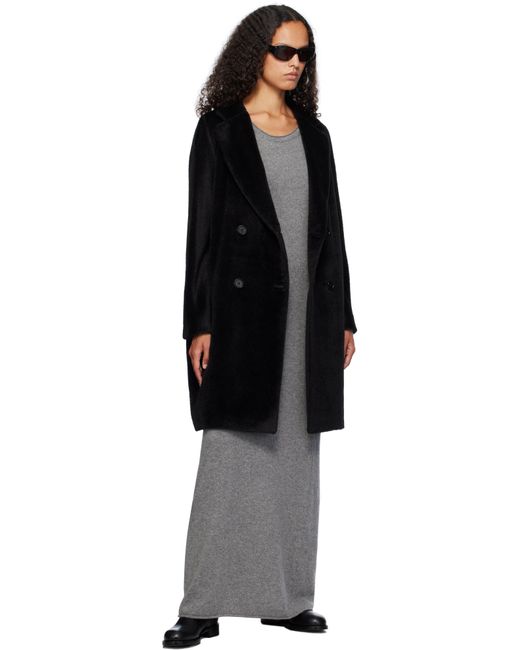 Max Mara Black Roseto Coat