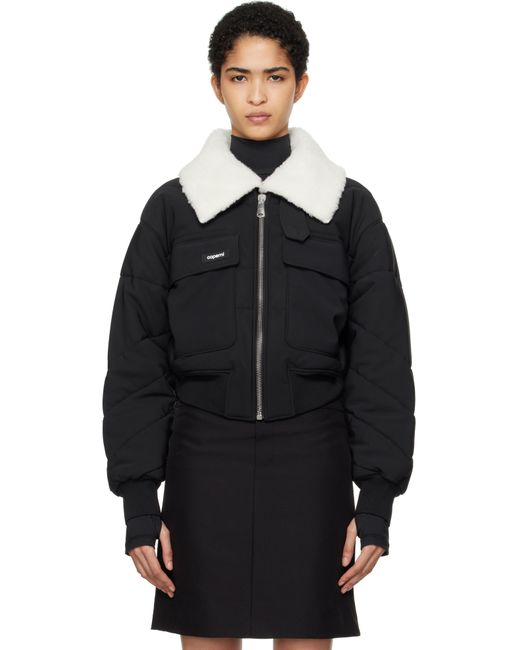Coperni Black C+ Bomber Jacket
