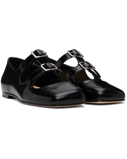 Sandy Liang Ssense Exclusive Mj Double Strap Ballerina Flats