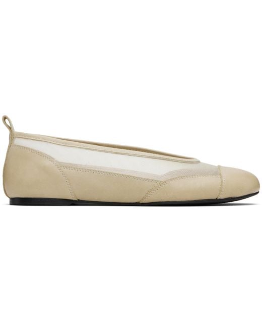 Paloma Wool Black Pili Mesh Ballerina Flats