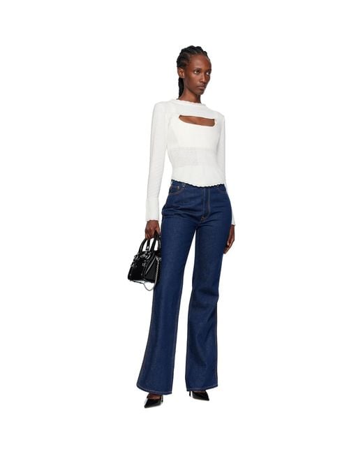 Vivienne Westwood Blue Maria Corset Top