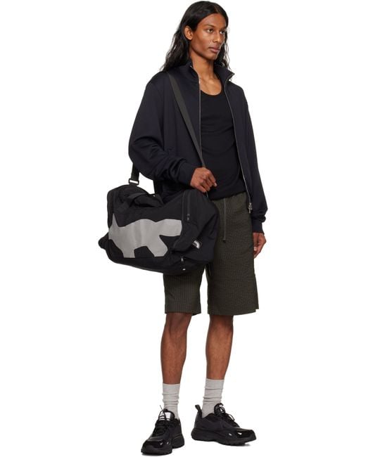 Maison Kitsune■ Men Flash Fox Weekender - Black FLASH FOX WEEKENDER | Maison Kitsuné