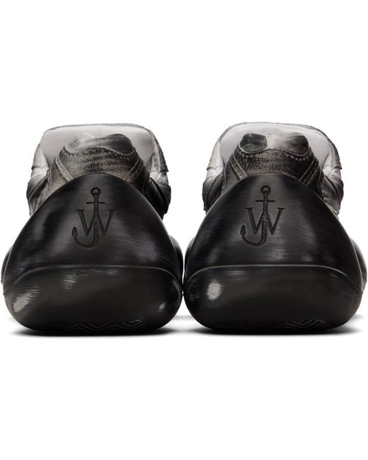 J.W. Anderson Black White & Gray Bumper Hike Sneakers for men