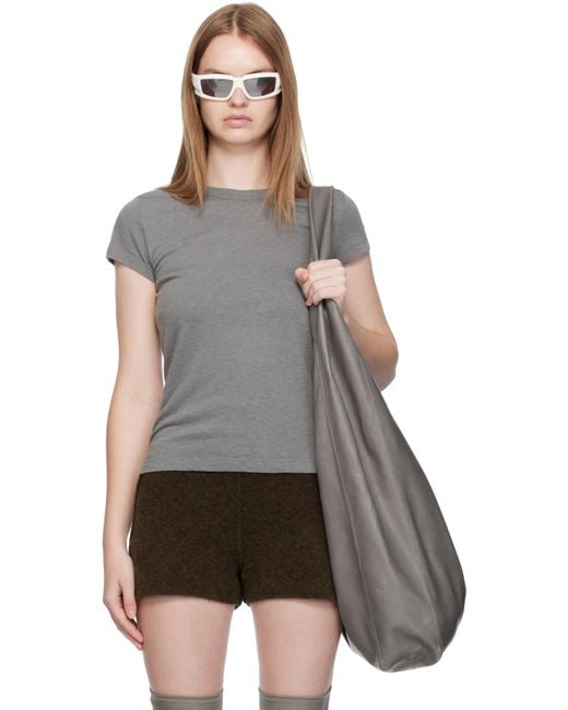 Rick Owens Multicolor Concordians Cropped Level T-Shirt