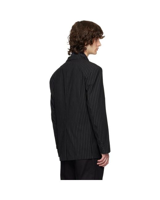 HUGO Black Oversized-Fit Blazer for men