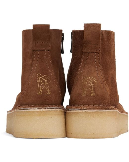 新品未使用clarks TREK WEDGE BOOT Clarks Trek Wedge Boots in Brown | Lyst Canada