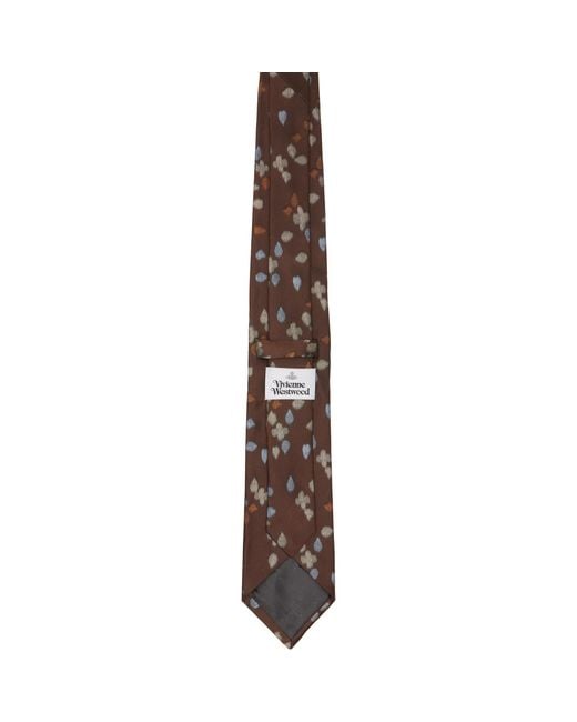 Vivienne Westwood Brown 8.5cm Tie for men