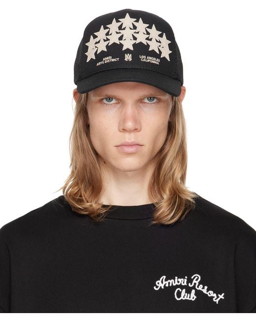 メンズ Amiri ブラック Stars トラッカーキャップ ブラック | Lyst メンズ Amiri ブラック Stars トラッカーキャップ ブラック | Lyst