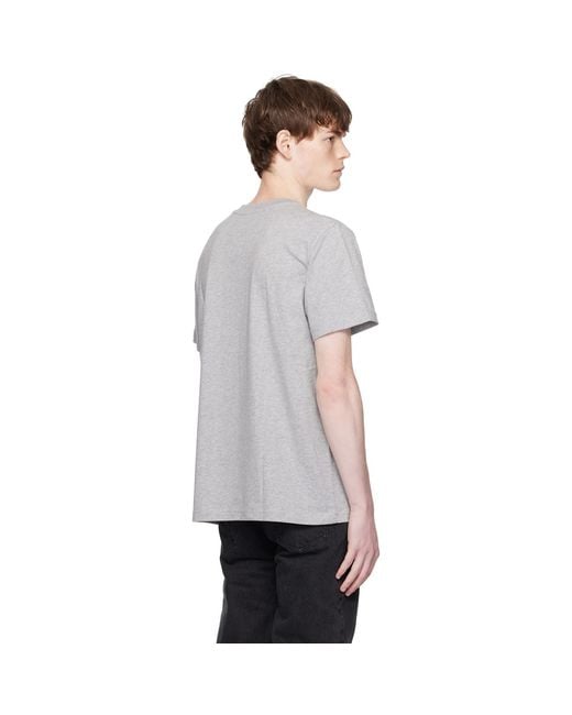 A.P.C. Black Standard Grand 'Vpc' T-Shirt for men
