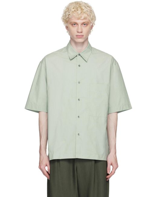 Studio Nicholson Green Pete Shirt for men