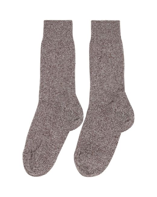 Baserange Green Three-Pack Rib Overankle Socks