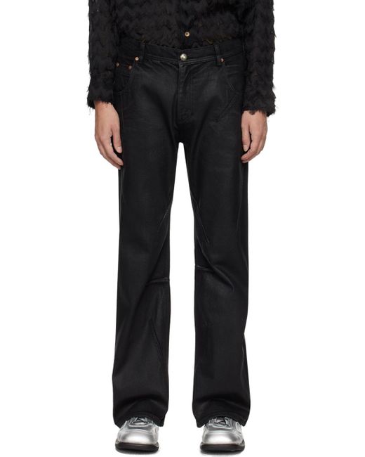 ANDERSSON BELL Black Tripot Jeans for men