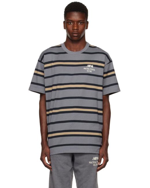Carhartt WIP New Balance Edition Stripe T-shirt in Black for Men | Lyst