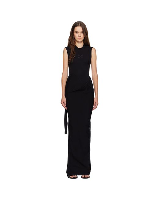 OTTOLINGER Black Sleevy Maxi Dress