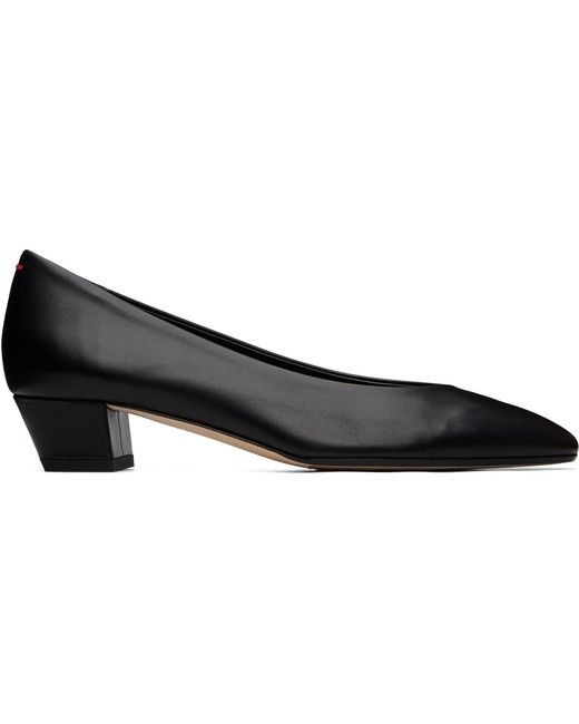 Aeyde Black Helia Low-Cut Heels