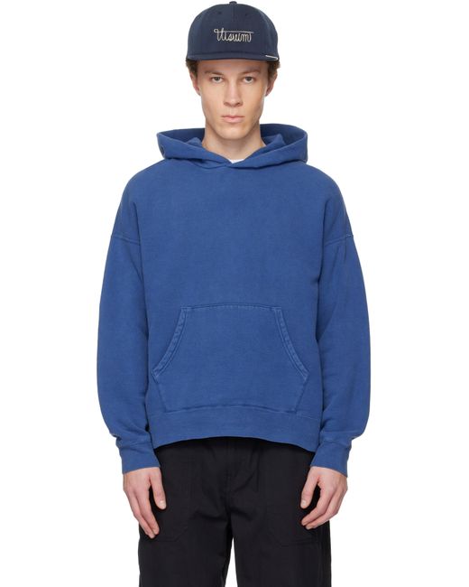 Visvim Men's Blue Jumbo Sb P.O. Hoodie