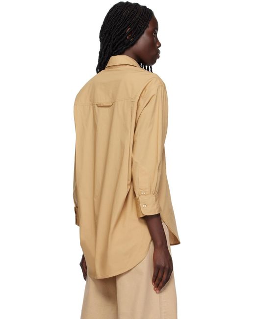 Citizens of Humanity Multicolor Beige Kayla Shirt