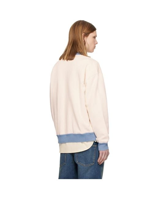 Isabel Marant Blue Off- & Mathias Sweatshirt for men