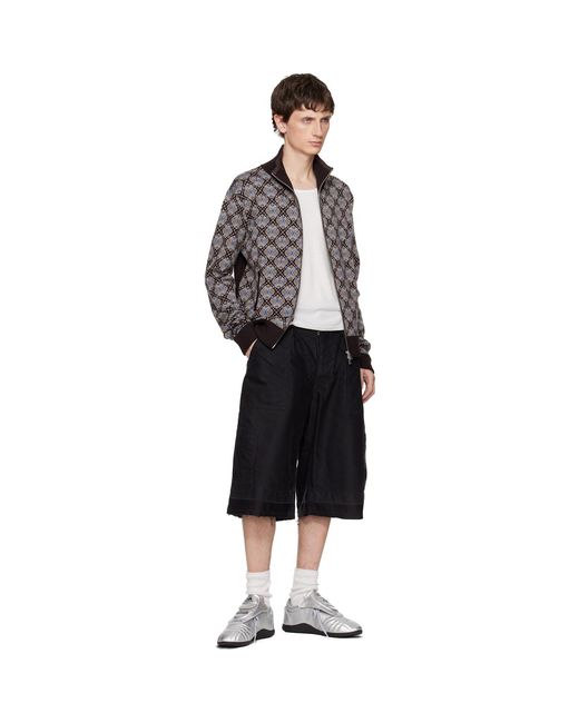 Adidas Originals Black Brain Dead Edition Taekwondo Sneakers for men
