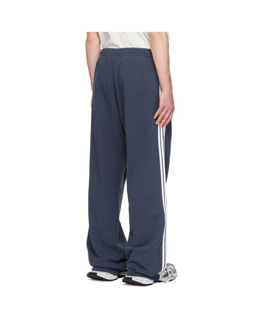 Balenciaga Blue Baggy Sweatpants for men