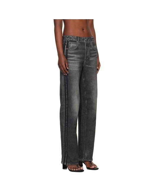 Rag & Bone Black Miramar Wide-Leg Track Pants