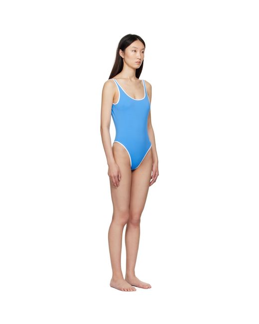 Sporty & Rich Black Carla One Piece Swimsuit